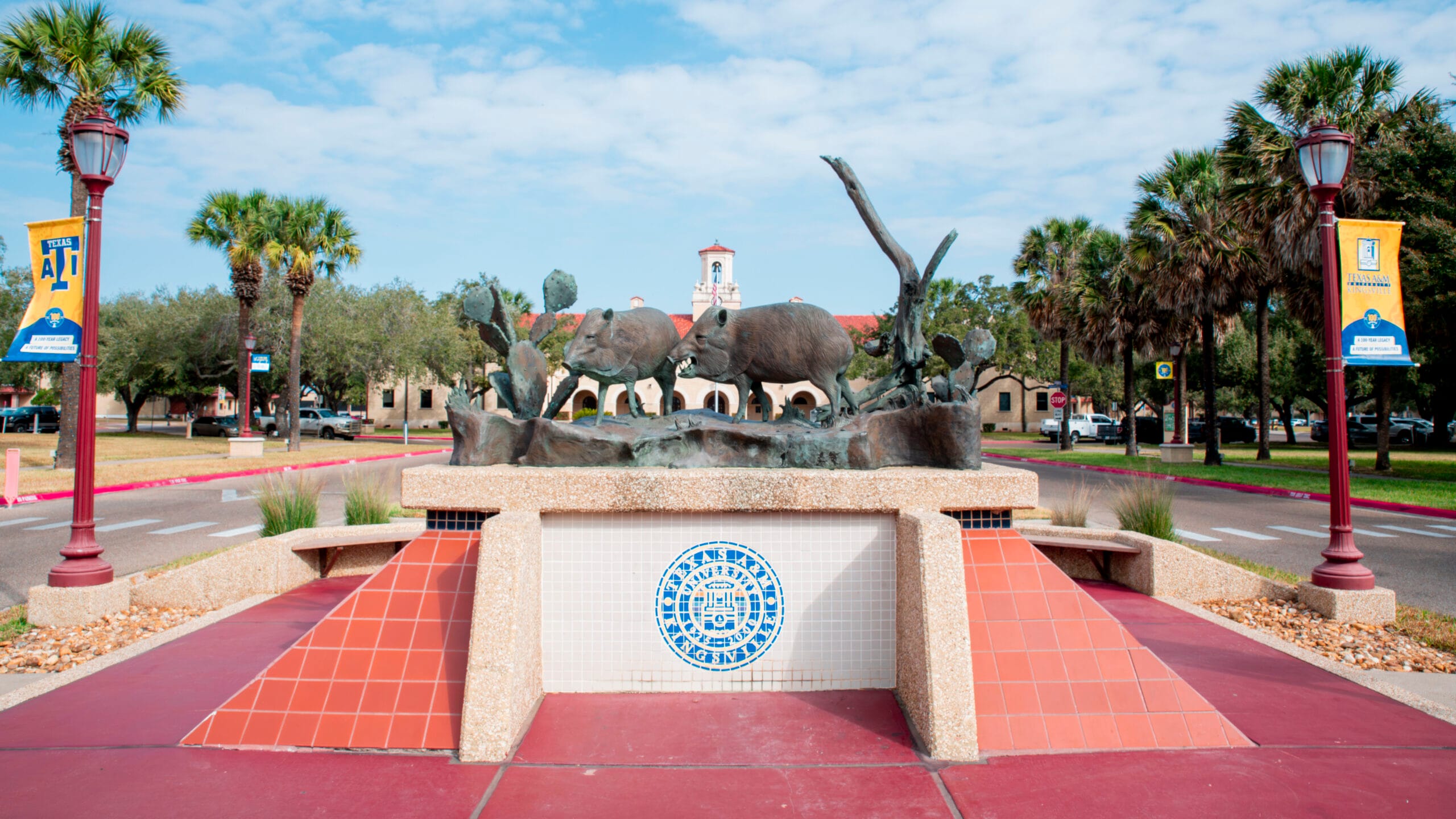 Public art or historic landmark in Kingsville