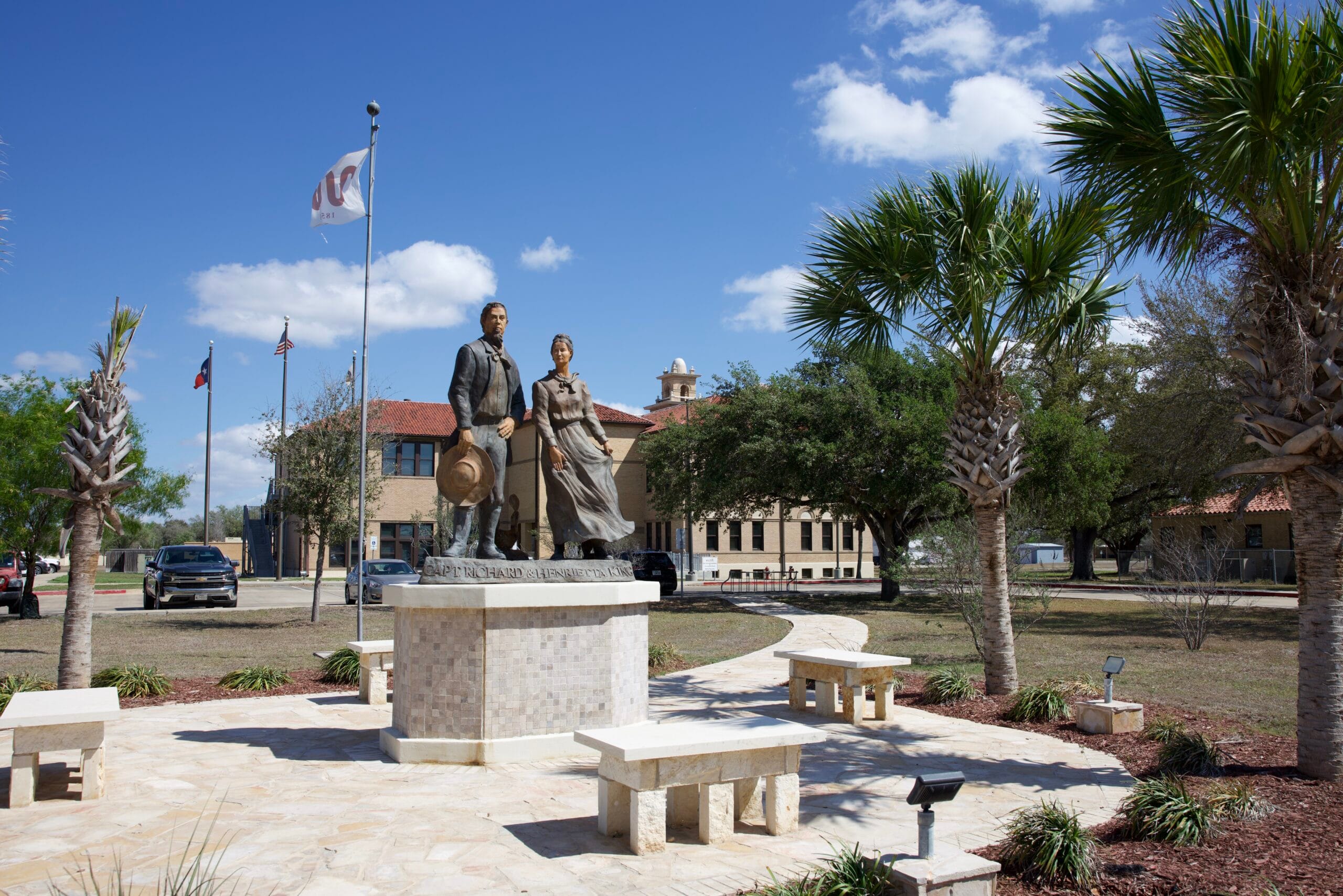 Public art or historic landmark in Kingsville