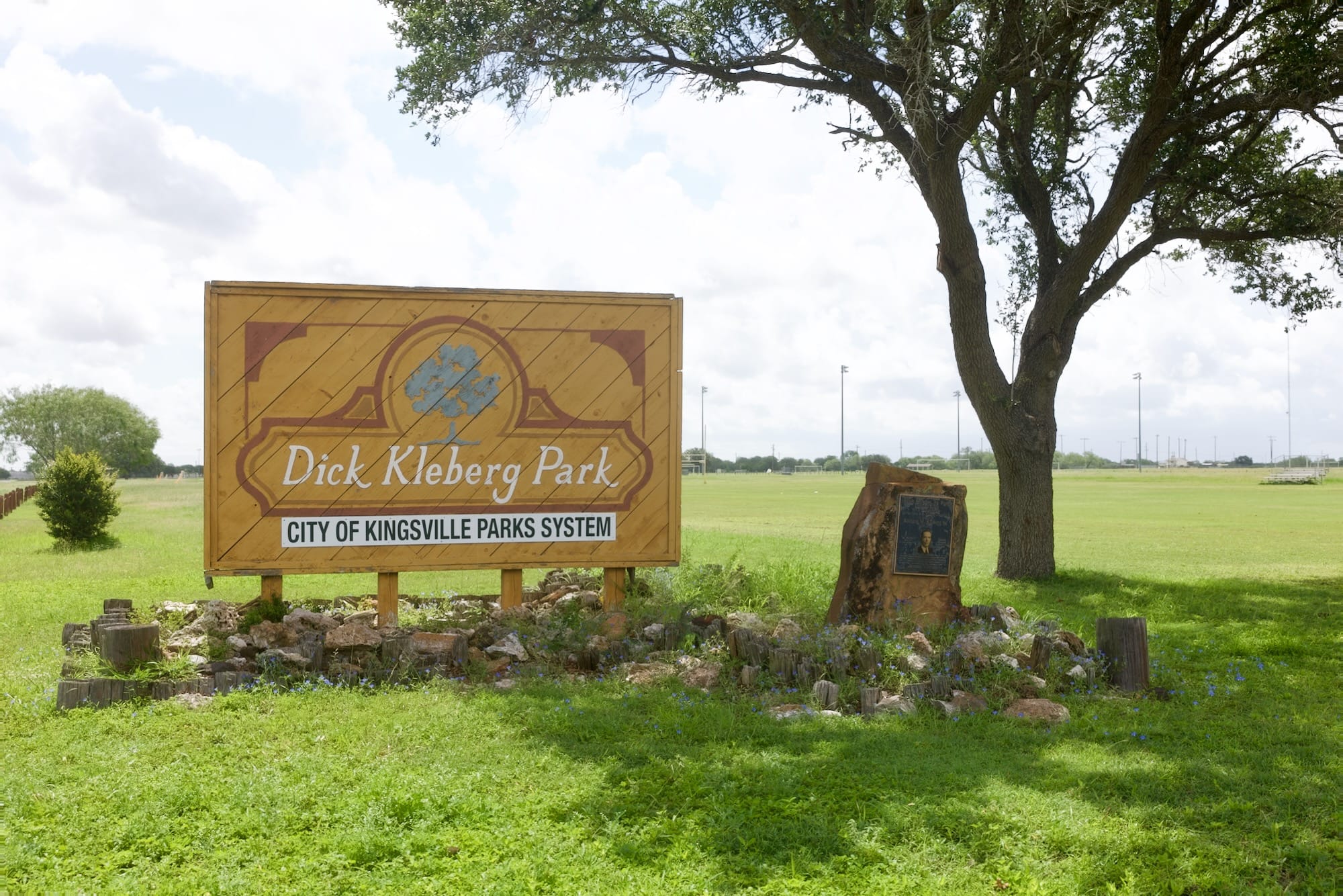 Public art or historic landmark in Kingsville